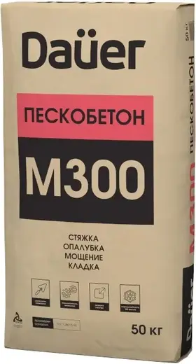 Dauer М-300 пескобетон сухая смесь (50 кг)