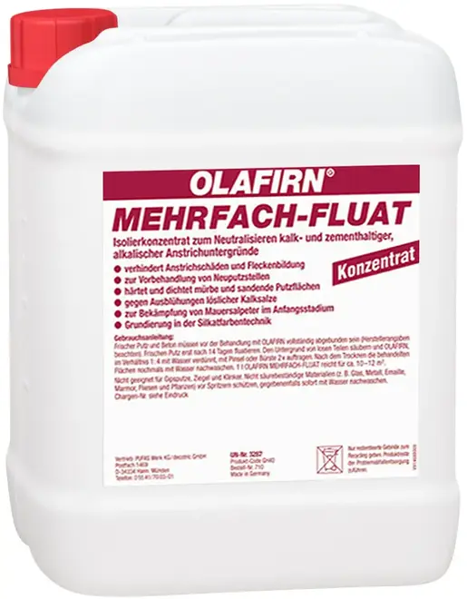 Пуфас Olafirn Mehrfach-Fluat нейтрализующий флюат концентрат (5 л) бесцветный
