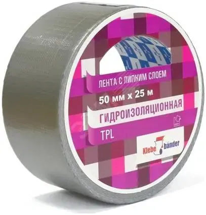Klebebander TPL лента с липким слоем гидроизоляционная (50*50 м)
