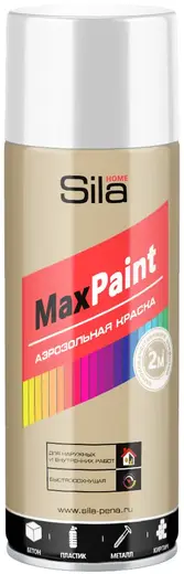 Sila Home Max Paint аэрозольная краска для наружных и внутренних работ (520 мл) бесцветный лак матовый