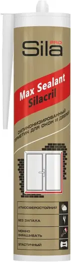 Sila Pro Max Sealant Silacril силиконизированный герметик для окон и дверей (290 мл)