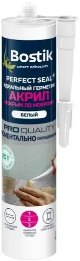 Bostik Perfect Seal Акрил Мокрым по Мокрому моментально окрашиваемый акриловый герметик (300 мл)