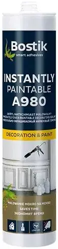 Bostik A980 Instantly Paintable моментально окрашиваемый акриловый герметик (300 мл)