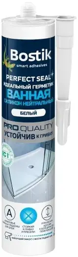 Bostik Perfect Seal Ванная Силикон Нейтральный герметик для санитарных зон устойчив к грибку (280 мл) белый