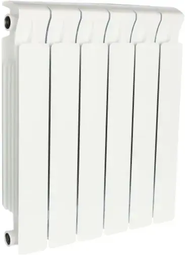 Рифар Monolit радиатор монолитный биметаллический 500 6 секций (480*577*100 мм) белый