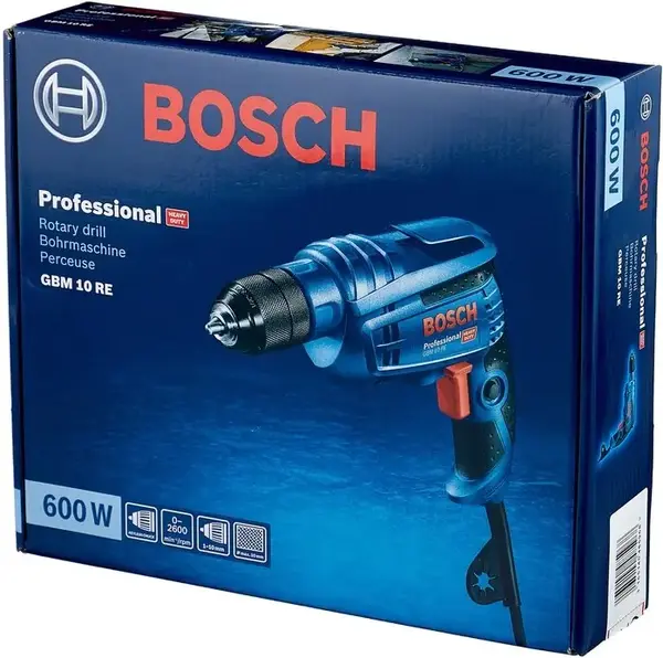 Bosch Professional GBM 10 RE дрель №0601473600 (600 Вт)