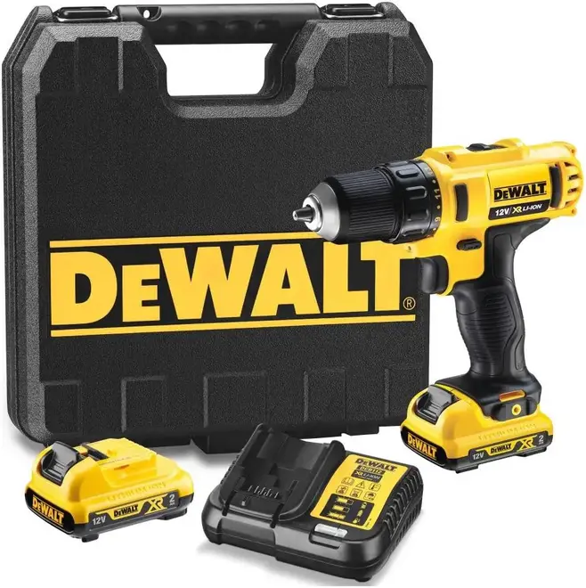 Dewalt DCD710C2 дрель-шуруповерт безударная аккумуляторная (180 Вт 12 В) DCD710C2