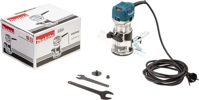 Макита RT0700C фрезер кромочный по дереву (710 Вт)