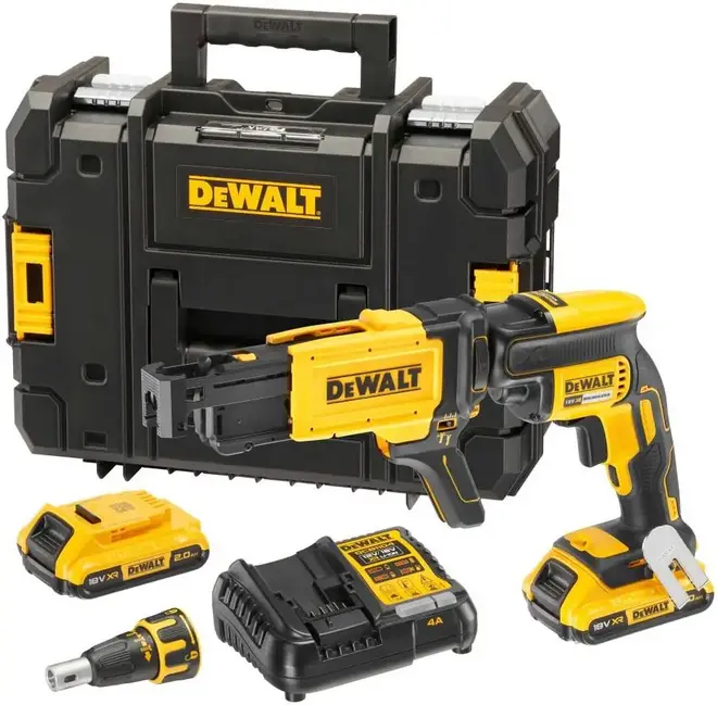 Dewalt DCF620D2K шуруповерт ленточный аккумуляторный для гипсокартона (435 Вт 18 В 2 х 2 А*ч) DCF620D2K