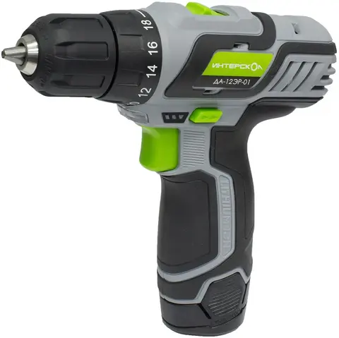 Интерскол ДА-12ЭР-01 дрель-шуруповерт аккумуляторная №534.0.1.01 (12 В)