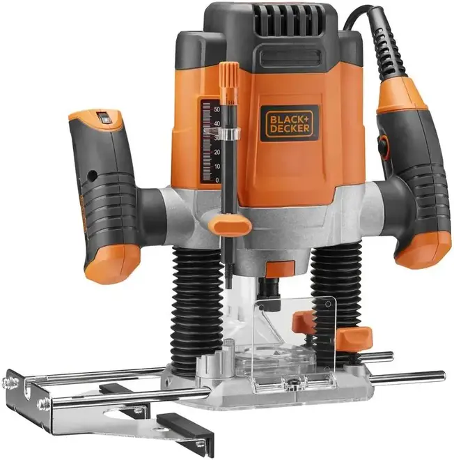 Black+Decker KW1200EKA фрезер по дереву (1200 Вт) KW1200EKA-QS