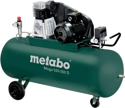 Metabo Mega 520-200 D компрессор поршневой (3000 Вт)