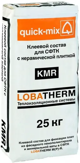 Quick-Mix KMR клеевой состав для СФТК с керамической плиткой (25 кг)