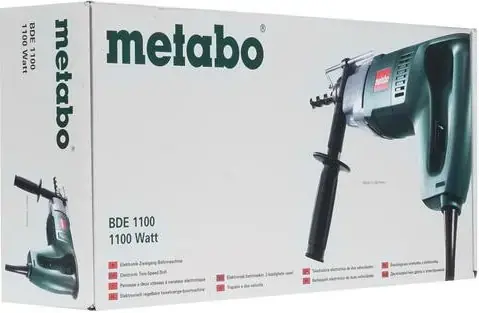 Metabo BDE 1100 дрель (1100 Вт)