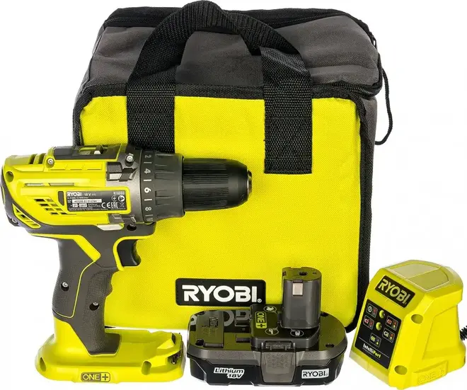 Ryobi One+ R18DD3-120S дрель-шуруповерт аккумуляторная (18 В)