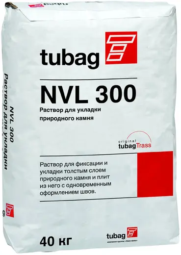 Tubag NVL 300 раствор для укладки природного камня (40 кг) серый