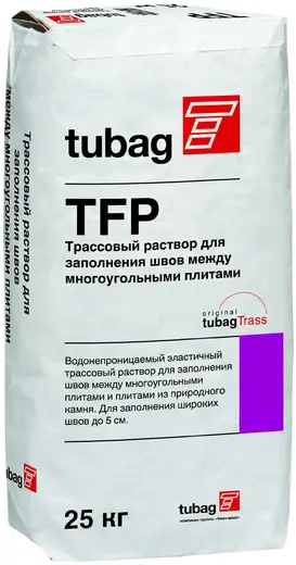 Tubag TFP трассовый раствор для заполнения швов многоугольных плит (25 кг) серый