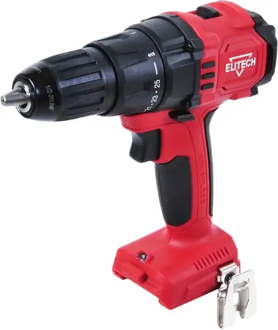 Elitech ДА 18БЛ2 дрель-шуруповерт аккумуляторная (18 В) 1 дрель-шуруповерт без аккумулятора и зарядного устройства
