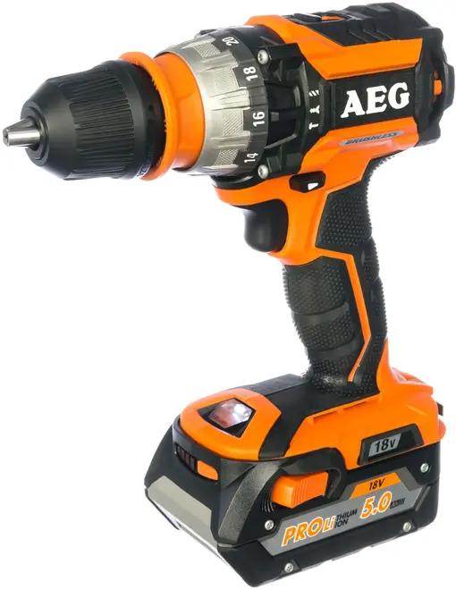 AEG BSB 18CBL LI-502C дрель-шуруповерт бесщеточная аккумуляторная (18 В) №4935459396