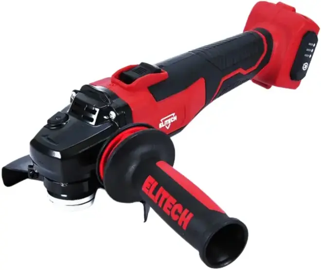 Elitech МШУ 18БЛ шлифмашина угловая аккумуляторная (18 В) 1 * 4 Ач