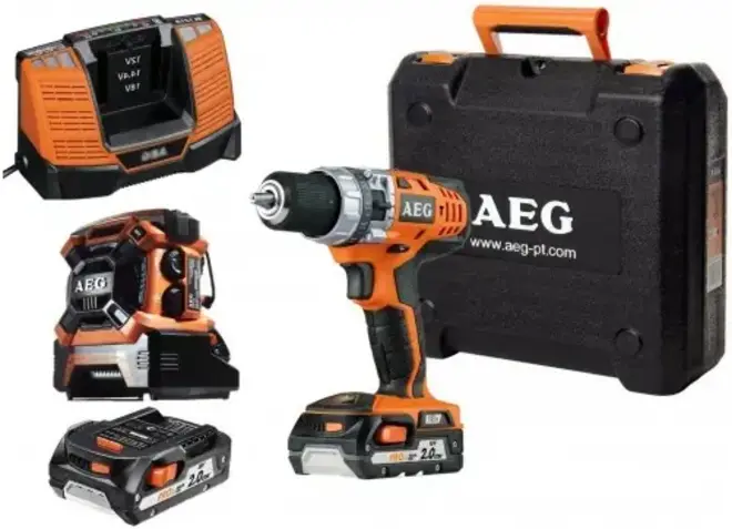 AEG BSB 18C2 BL-0 аккумуляторная ударная бесщеточная дрель-шуруповерт №4935472009 (18 В)