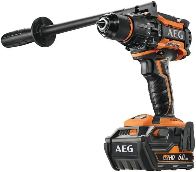 AEG BSB 18BL LI-602C аккумуляторная ударная бесщеточная дрель-шуруповерт (18 В) №4935464100