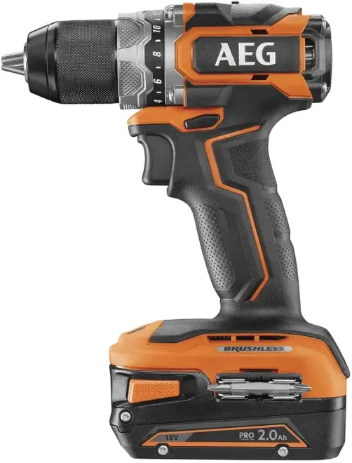 AEG BS 18SBL-202C дрель-шуруповерт бесщеточная аккумуляторная (18 В) №4935472277