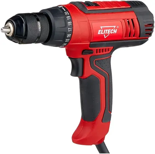Elitech ДШ 0110РЭ дрель-шуруповерт сетевая (100 Вт 220 В) ДШ 0110РЭ