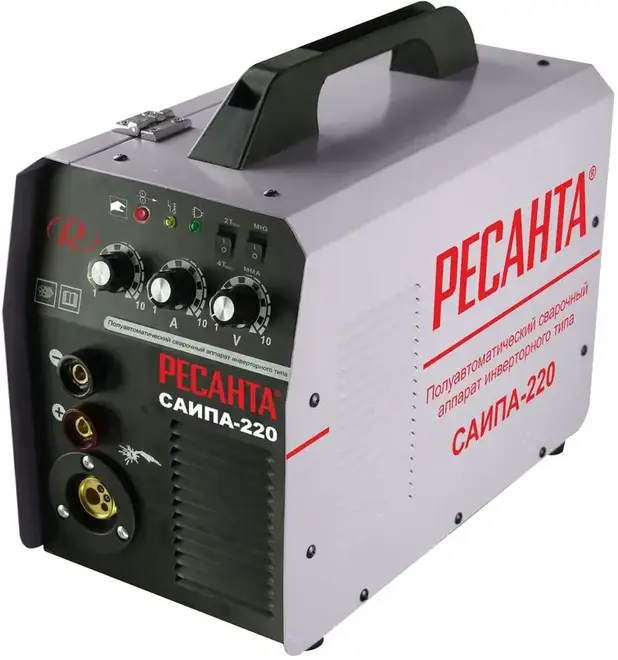 Ресанта САИПА-220 сварочный аппарат инверторный полуавтоматический (7600 Вт, 220 В, )