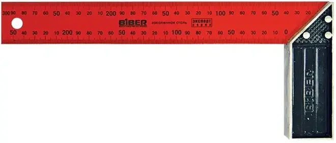 Бибер Эксперт угольник столярный (250*130 мм)