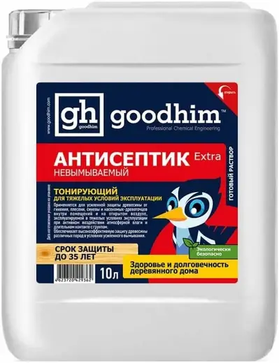 Goodhim Extra антисептик невымываемый для тяжелых условий эксплуатации (10 л)