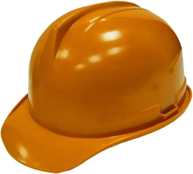 Бибер каска строительная с храповым механизмом (оранжевая)