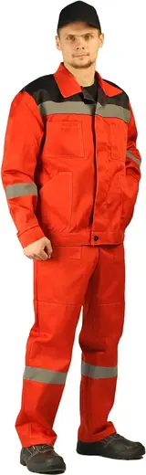 Ursus Легион костюм летний (куртка + полукомбинезон 44-46) 170-176 красный/черный