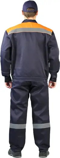 Ursus Легион костюм летний (куртка + полукомбинезон 44-46) 170-176 темно-синий/оранжевый