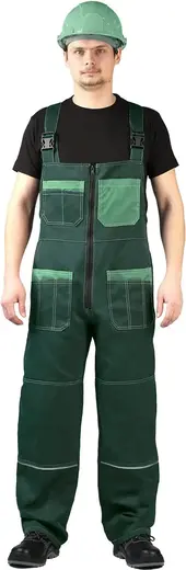 Ursus Рольф костюм летний (куртка + полукомбинезон 44-46) 170-176 темно-зеленый/светло-зеленый