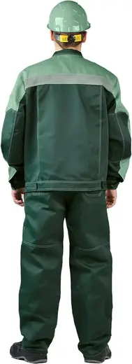 Ursus Рольф костюм летний (куртка + полукомбинезон 48-50) 170-176 темно-зеленый/светло-зеленый