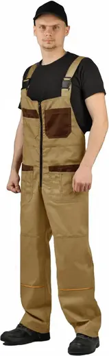 Ursus Рольф костюм летний (куртка + полукомбинезон 44-46) 170-176 бежевый/коричневый