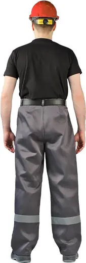 Ursus Ударник костюм летний (куртка + брюки 44-46) 182-188 темно-серый/красный