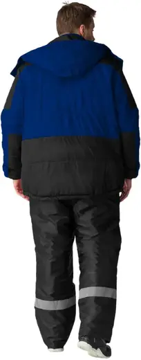 Факел-Спецодежда Европа куртка зимняя (44-46) 170-176 темно-синяя/черная
