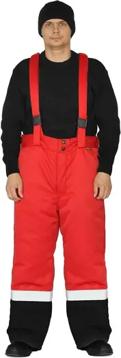 Ursus Зимник костюм зимний (куртка + брюки 48-50) 182-188 красный/черный