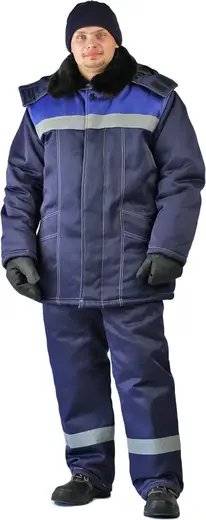 Ursus Вьюга костюм зимний (куртка + полукомбинезон 60-62) 170-176 темно-синий/василек