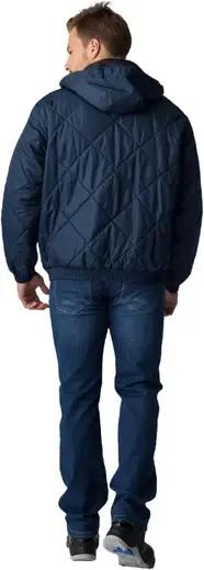 Факел-Спецодежда Бомбер-Люкс куртка демисезонная (44-46 /170-176 дюспо, темно-синяя)
