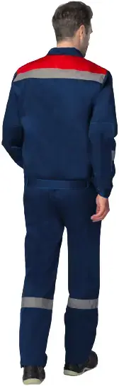 Факел-Спецодежда Легион-1 СОП костюм (куртка + брюки 60-62) 182-188 черный/красный