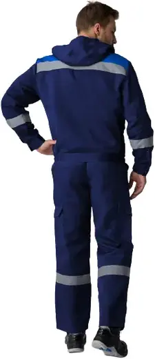 Факел-Спецодежда Титан СОП костюм (куртка + полукомбинезон 44-46) 170-176 васильковый/темно-синий