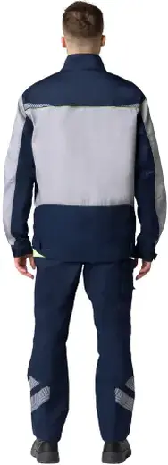Факел-Спецодежда Profline Specialist куртка укороченная мужская (56-58) 170-176 серая/темно-синяя