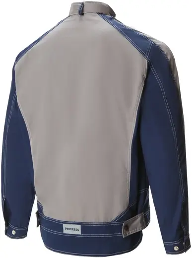 Союзспецодежда Прогресс костюм летний (куртка + полукомбинезон 72-74) 170-176 темно-синий/серый