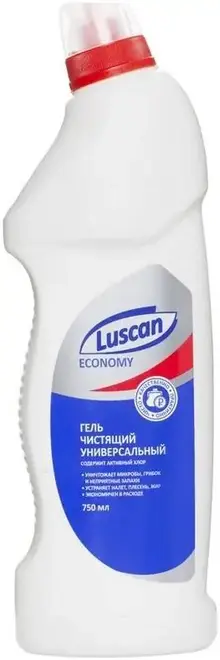 Luscan Economy гель чистящий универсальный содержит активный хлор (750 мл)