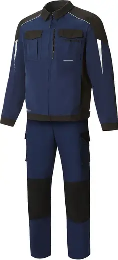 Союзспецодежда Status New костюм (куртка + брюки 48-50) 182-188 темно-синий/черный