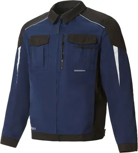 Союзспецодежда Status New 2 костюм (куртка + полукомбинезон 48-50) 170-176 темно-синий/черный