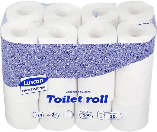 Luscan Professional бумага туалетная (24 рулона в упаковке)
